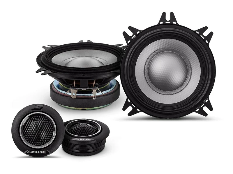 Alpine S2-S40C Altoparlanti 2 vie separate da 10cm (4") HI-RES (COPPIA)