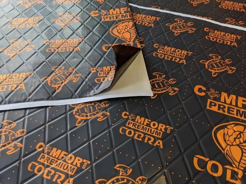 Comfort Mat COBRA 2.3 mm Fogli tappetini antivibrazioni (10pz) da 500 x 700 mm