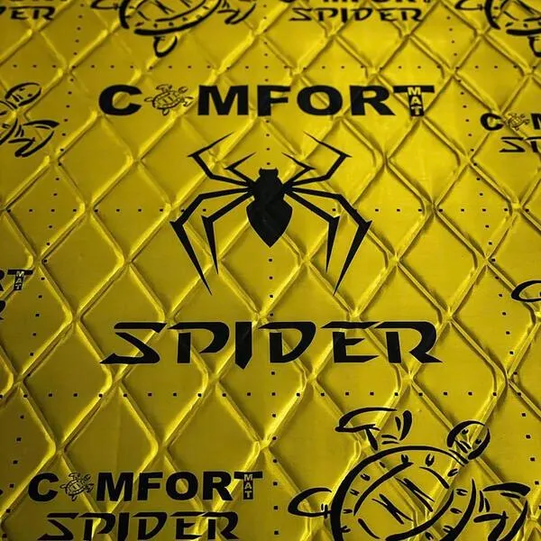 Comfort Mat SPIDER 3,5 mm Fogli materassino antivibrante in mastice (10pz) da 500 x 700 mm