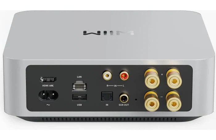 WiiM AMP Silver Amplificatore e streamer DLNA 2x100W, AirPlay 2, Bluetooth (bidirezionale)