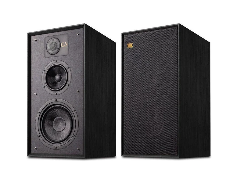 Wharfedale LINTON Heritage BLACK *SCONFEZIONATE* Coppia diffusori da stand a 3 vie bass reflex 25-200W