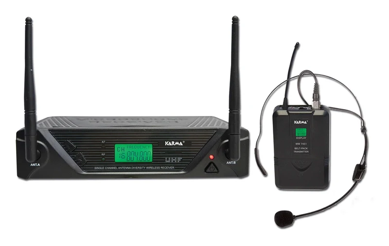 KARMA SET 7430LAV Radiomicrofono ad archetto UHF