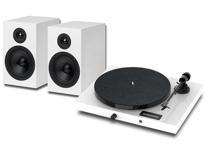 Pro-ject JUKEBOX E1 + SPEAKER BOX 5 Sistema composto dal giradischi amplificato Jukebox E1 + diffusori Speaker Box 5