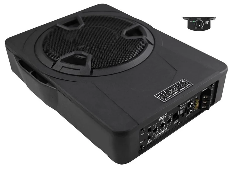 HIFONICS ZRX-200A Subwoofer attivo sottosedile 8" (20cm) 300W Potentissimo!