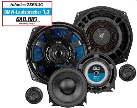 Hifonics ZSB-8.3C Altoparlanti per BMW a 3 vie parzialmente attivo da 300W RMS
