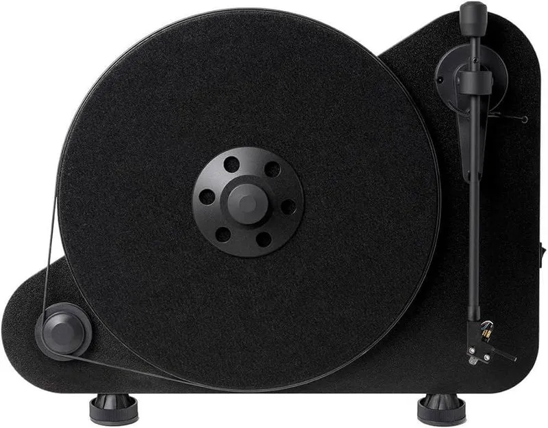 Pro-ject VTE L NERO Giradischi verticale testina Ortofon OM 5E