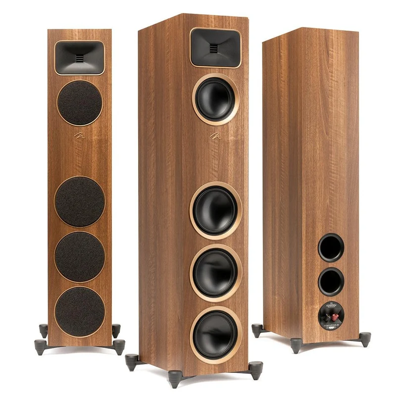 Martin Logan FOUNDATION F2 NOCE Diffusori da pavimento a 3 vie, Tweeter a nastro, 200W (COPPIA)