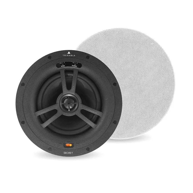 Triangle EMT7 Altoparlante da incasso a soffitto di facile montaggio 2 vie coassiale da 17cm