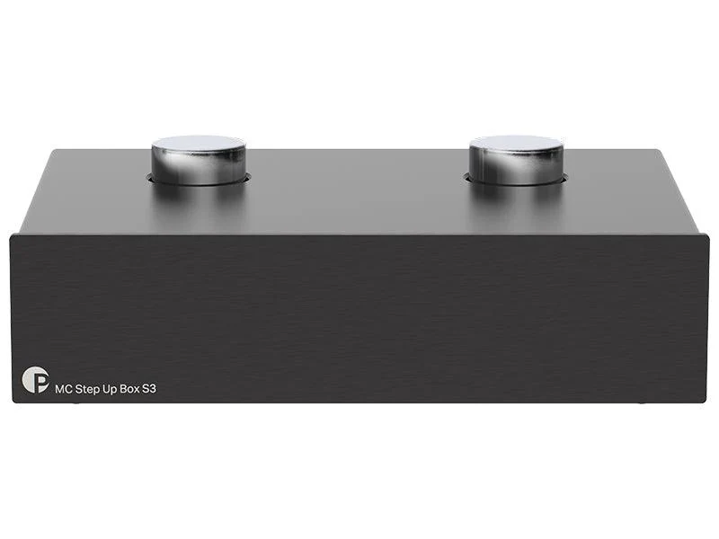 Pro-Ject MC Step Up Box S3 NERO Step UP per testine MC. Circuitazione Dual-Mono. Trasformatori di altissima qualità