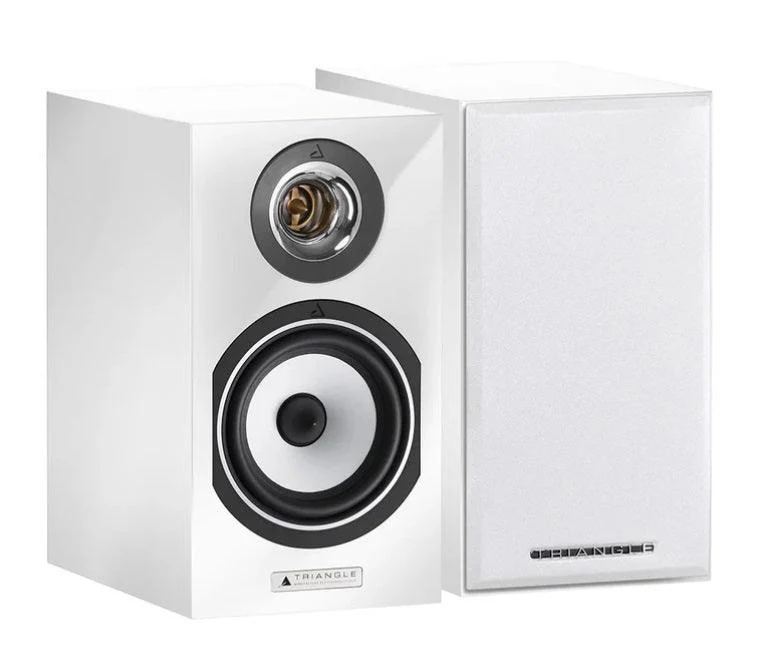 Triangle TITUS EZ White laccato (WHG) Coppia diffusori da stand 2 vie bass-reflex 60W, 1 Mid-Woofer da 130 mm,1 Tweeter in titanio