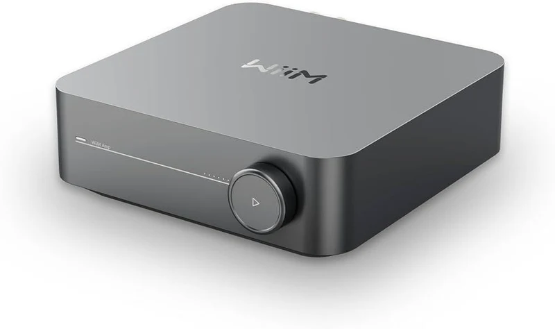 WiiM AMP Space Grey Amplificatore e streamer DLNA 2x100W, AirPlay 2, Bluetooth (bidirezionale)