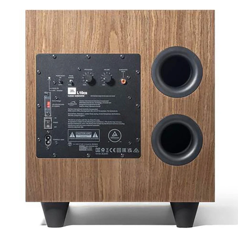 JBL L10CS NOCE Subwoofer attivo bass reflex 250W, Woofer da 25cm cono in Polycellulosa