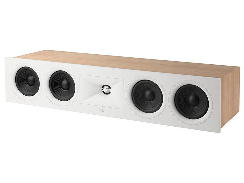 JBL 245C Stage 2 WHITE OAK Canale centrale a 2,5 vie in bass reflex, 4 Woofer da 11,4cm, tweeter HDI