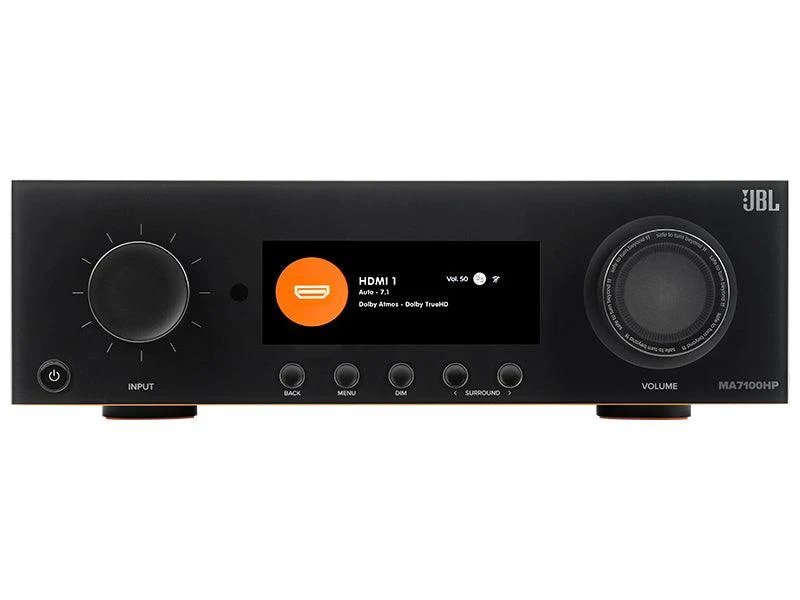 JBL MA7100HP BLACK Amplificatore A/V multicanale 7.2. Potenza 7x125, Bluetooth v5.3 APTX HD e Adaptive. 8K
