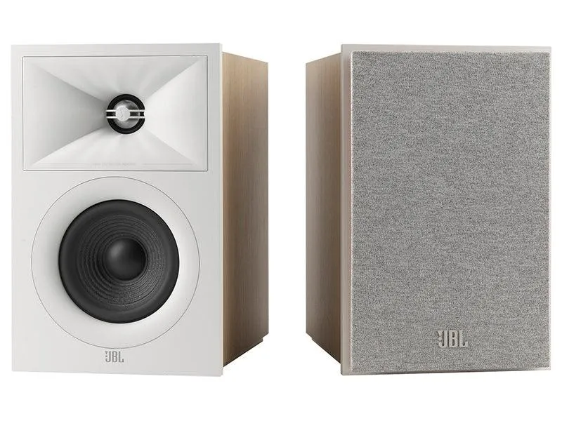 JBL 240B Stage 2 White Oak Diffusori da stand a 2 vie in bass reflex, Woofer 11,4cm, tweeter HDI (COPPIA)
