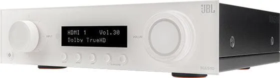 JBL MA510 WHITE Amplificatore A/V multicanale 5.2. Potenza 5x75W su 8ohm in classe D, 8K UltraHD e HDR10+ Dolby Vision