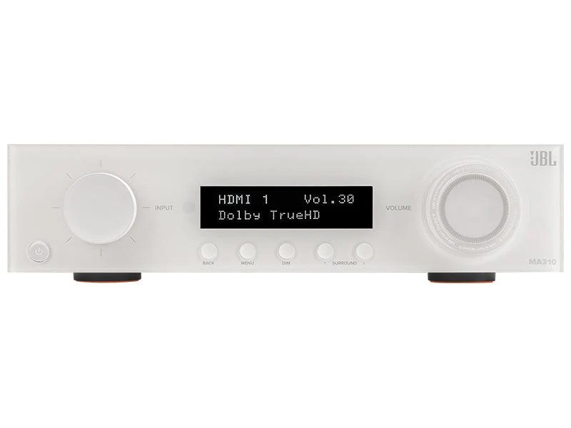 JBL MA310 WHITE Amplificatore A/V multicanale 5.2. Potenza 5x60W su 8ohm in classe D
