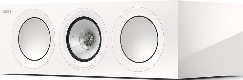 KEF R2C META WHITE Canale centrale Home CInema 3 vie bass reflex, UNI-Q tweeter