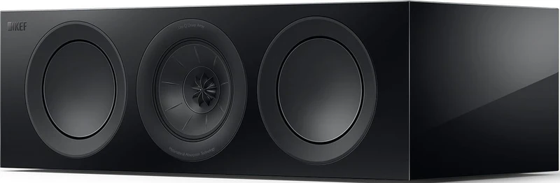 KEF R2C META BLACK Canale centrale Home CInema 3 vie bass reflex, UNI-Q tweeter