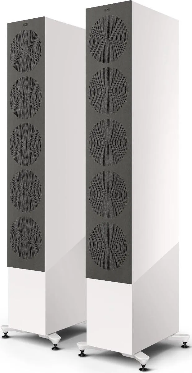 KEF R11 META WHITE Diffusori da pavimento 3 vie bass reflex, UNI-Q tweeter (COPPIA)