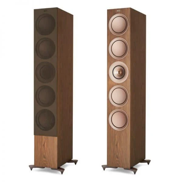 KEF R11 META WALNUT Diffusori da pavimento 3 vie bass reflex, UNI-Q tweeter (COPPIA)
