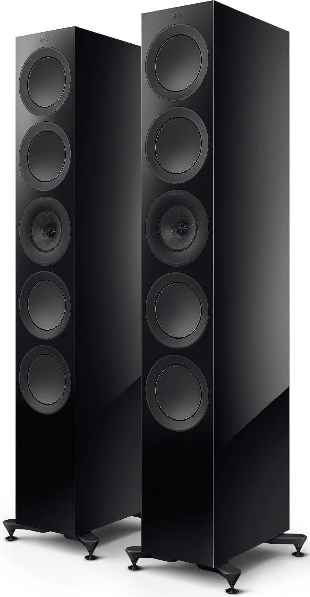 KEF R11 META BLACK Diffusori da pavimento 3 vie bass reflex, UNI-Q tweeter (COPPIA)