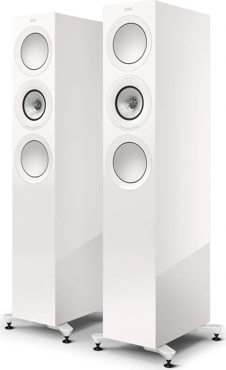 KEF R7 META WHITE Diffusori da pavimento 3 vie bass reflex, UNI-Q tweeter (COPPIA)