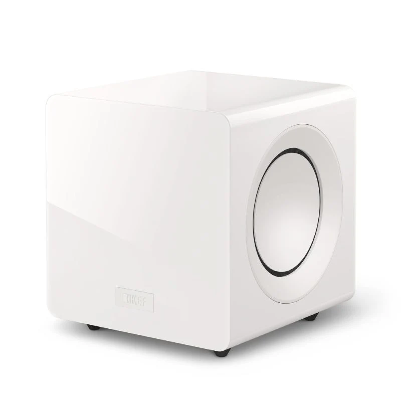 KEF KC92 BIANCO Subwoofer doppio driver 9" utra compatto da 1000W RMS