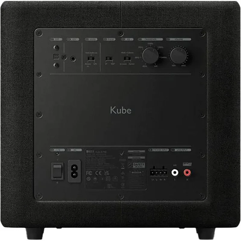 KEF KUBE 15 MIE Subwoofer amplificato Hi-Fi 300w in cassa chiusa con DSP