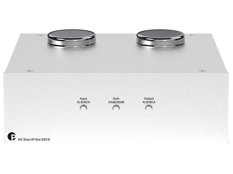 Pro-Ject MC STEP UP BOX DS3 B SILVER Step UP per testine MC. Trasformatori Lundahl LL1678