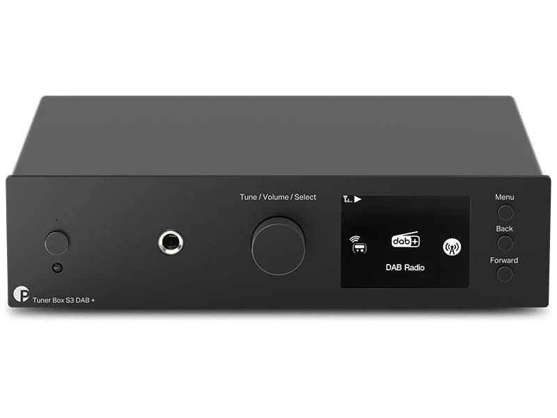 Pro-Ject TUNER BOX S3 DAB+ BLACK Sintonizzatore DAB/DAB+ e stereo FM. Radio internet. WiFi 802.11 b/g/n