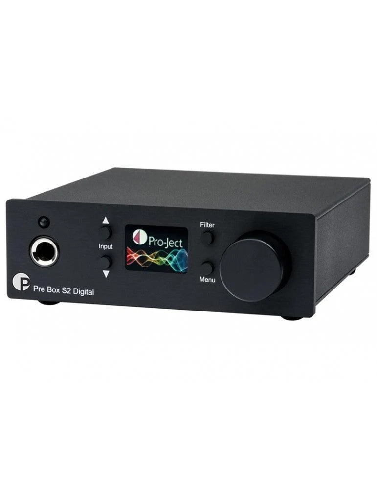 Pro-Ject PRE BOX S2 DIGITAL EDITION 2023 BLACK Preamplificatore stereo in classe A, circuito Sabre 9603Q