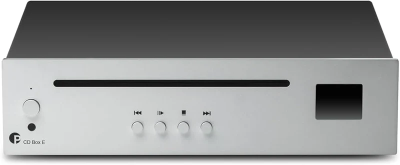 Pro-Ject CD BOX E SILVER Lettore di CD, supporta CD-DA, Convertitore DAC 24bit/192KHz