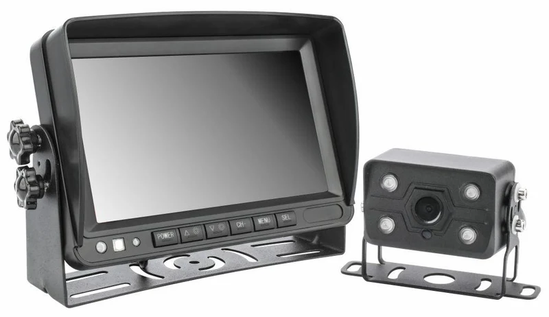Phonocar VM166 kit retrocamera HD a infrarossi e monitor HD 7” IPS con DVR incorporato