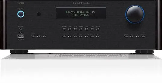 Rotel RC-1590 BLACK Preamplificatore stereo con convertitore D/A 32bit/768KHz Asahi Kasei e modulo Bluetooth aptX