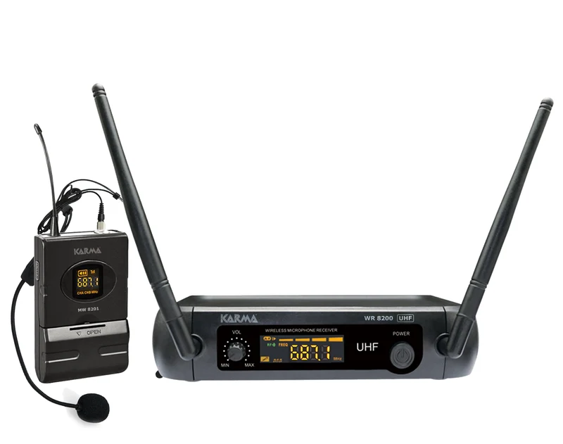 KARMA SET 8200LAV Radiomicrofono UHF ad archetto