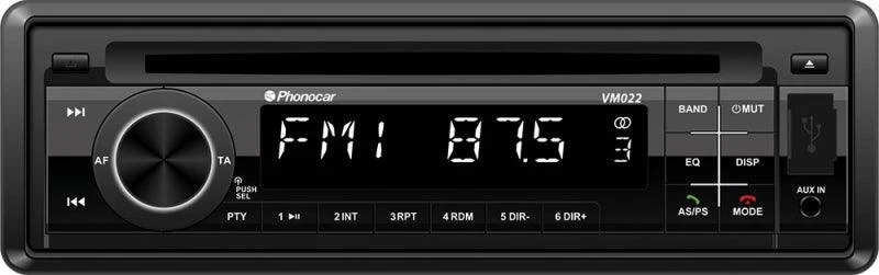 Phonocar VM022 Autoradio DAB+ con lettore CD, USB e SD Card con frontalino estraibile e Bluetooth