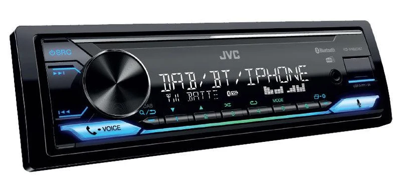 JVC KD-X482DBT Autoradio 1 DIN con DAB+, USB, JVC Remote App, Android Music, iPhone Music, Bluetooth, AUX