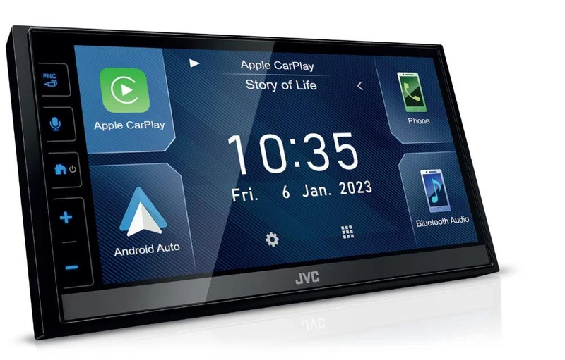 JVC KW-M785DBW Autoradio 2 DIN con DAB+ / Wireless Carplay / Wireless Android Auto / Wireless Mirroring / Bluetooth