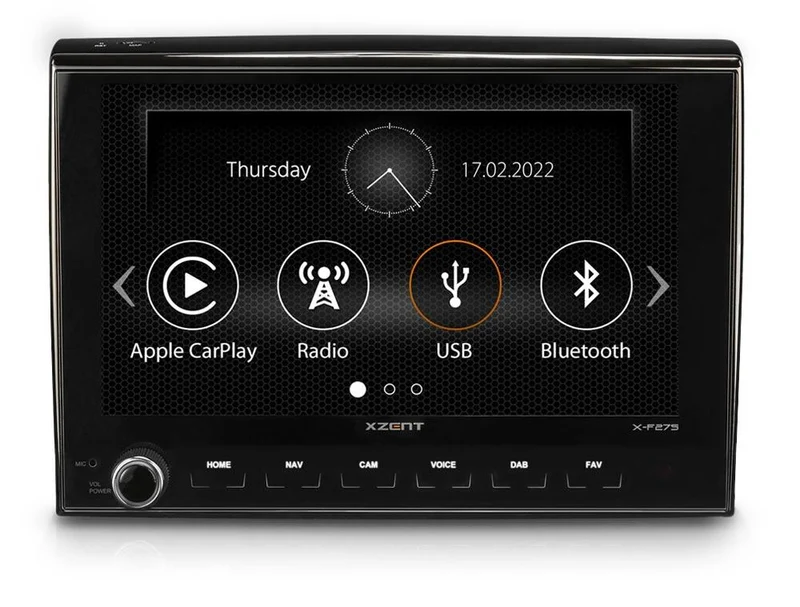 Xzent X-F275 Autoradio per Fiat Ducato, Peugeot Boxer, Citroen Jumper da 8 pollici