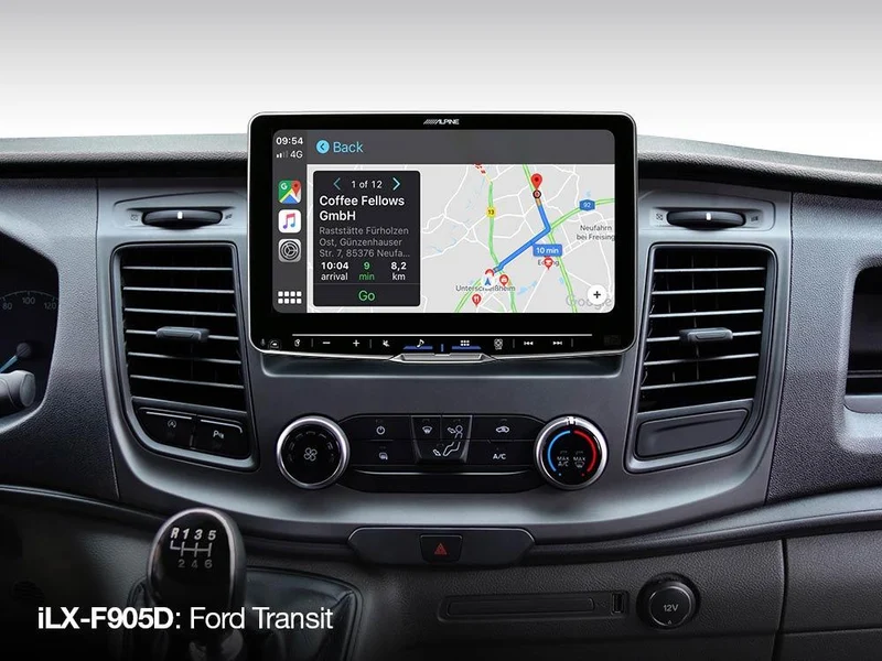Alpine ILX-F905TRA Autoradio multimediale per Ford Transit Custom dal 2018
