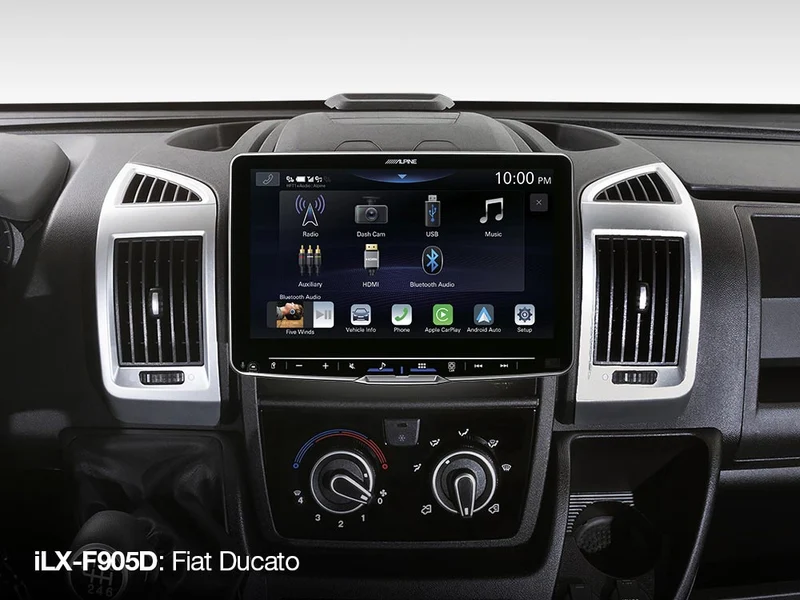 Alpine iLX-F905DU autoradio per Fiat Ducato 3 da 9", Citroën Jumper o Peugeot Boxer
