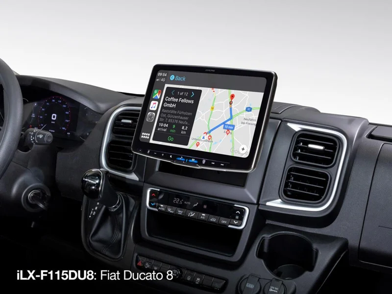 Alpine ILX-F115DU8 Autoradio per Fiat Ducato 8 da 11'' con DAB+, Apple CarPlay e Android Auto