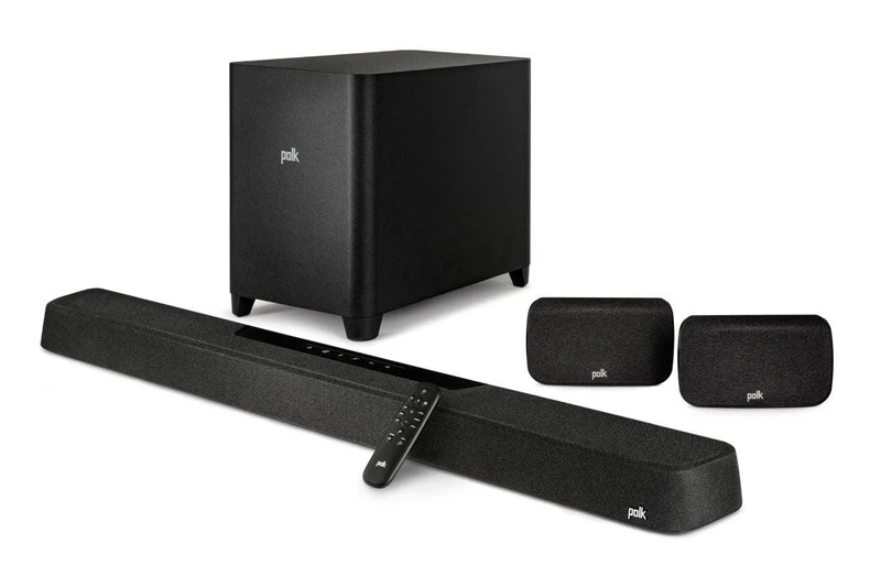 Polk Audio MAGNIFI MAX AX SR Soundbar con subwoofer wireless + surround posteriore