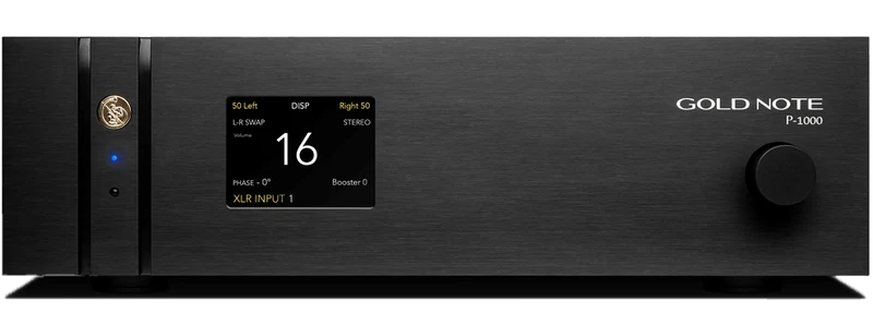 Gold Note P-1000 MKII Preamplificatore Classe A High-End con 6 stadi di guadagno