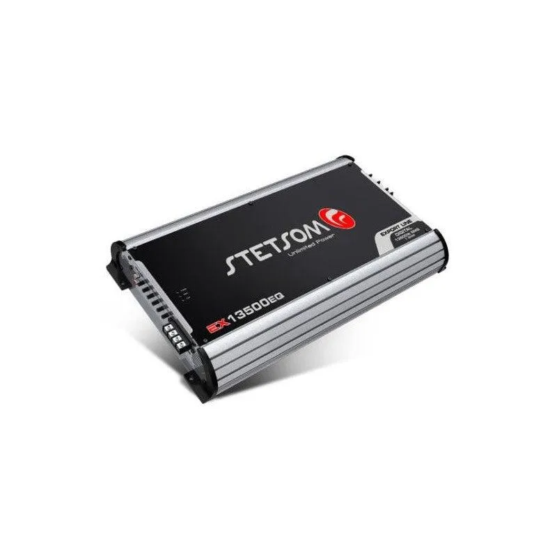 STETSOM EX 13500 EQ - 1 OHM Amplificatore per auto classe D,1 canale 14.200W RMS su 1 OHM!