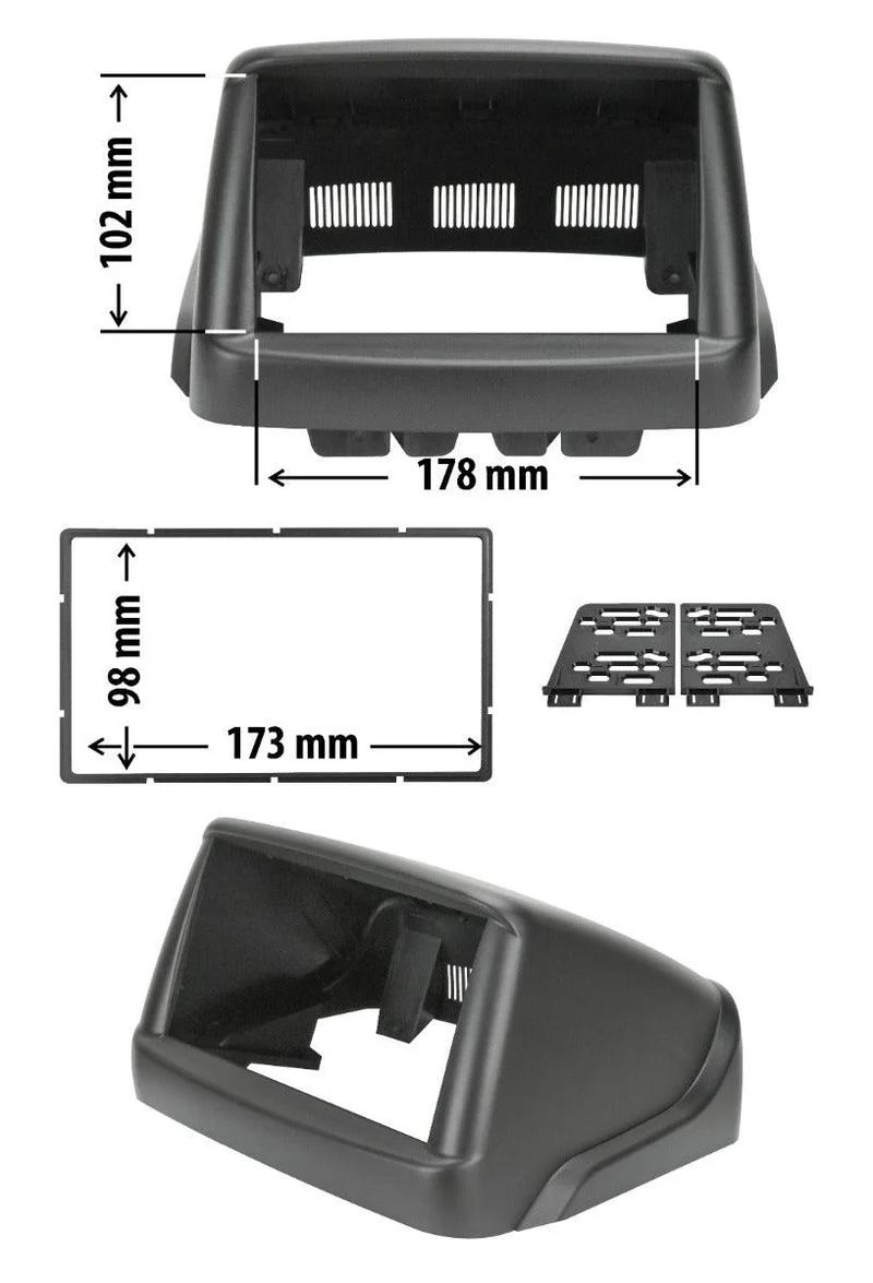 Phonocar 03759 Adattatore per vano autoradio Fiat DOBLÒ 2002>2010