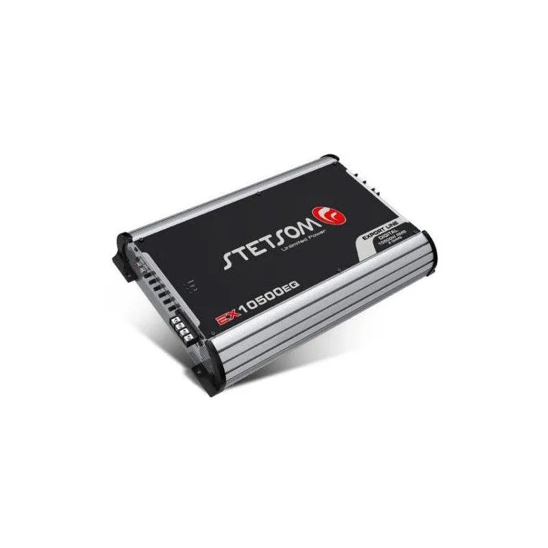Stetsom EX 10500 EQ 2 OHMS Amplificatore per auto MONO - 1x11.600W RMS su 2 ohm!