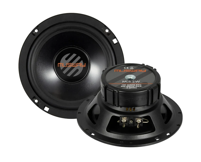 Musway ML6.2W coppia di altoparlanti per kickbass da 165mm 4 Ohm 200W