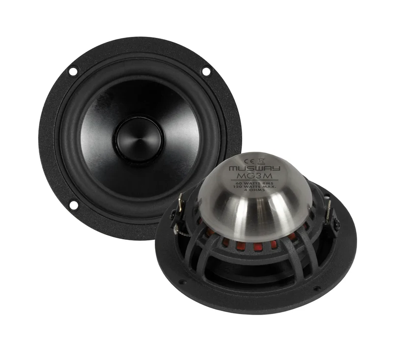 Musway MG3M coppia di altoparlanti midrange da 75mm 4 Ohm 120W